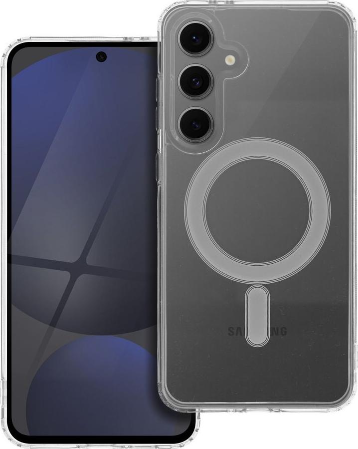CLEAR MAG COVER kryt mobilného telefónu kompatibilný s MagSafe vhodný pre SAMSUNG S24 FE transparentný