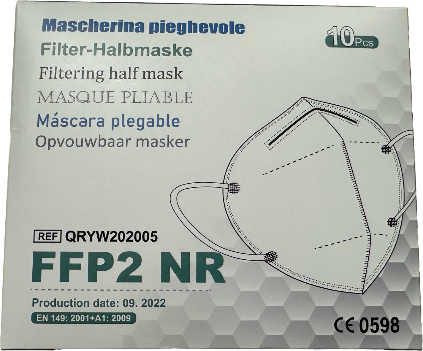 Samding Craftwork Co., Ltd 30 Stück FFP2-Maske 5-lagige Hochschutzmaske Einwegmaske Infektionsschutz, Schutzmaske SD FFP2