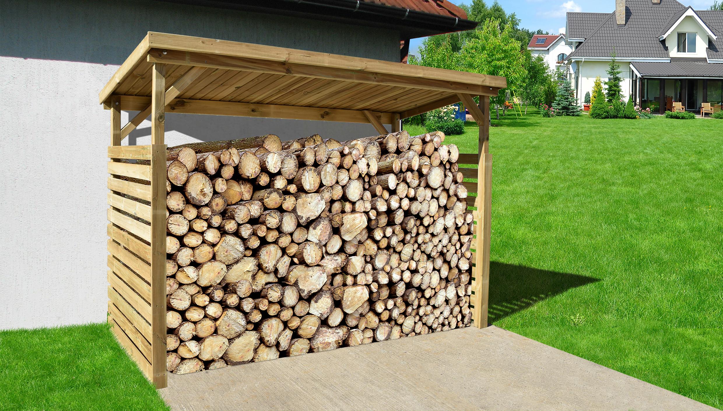 Brennholzlager 663 B Gr.2 B x T x H 310 x 130 x 204