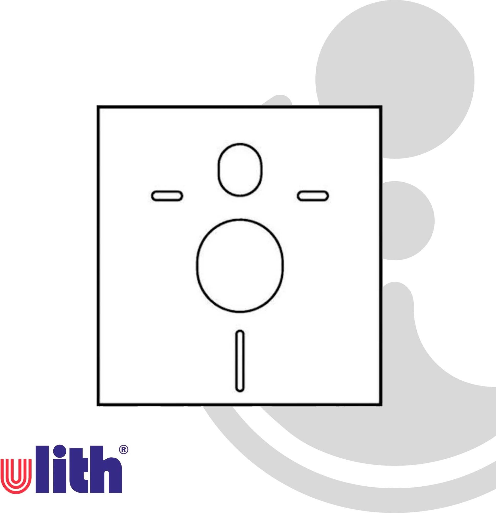 Ulith Schallschutz-Set für Wand-WC und Bidet - (Marktmodell) 245012