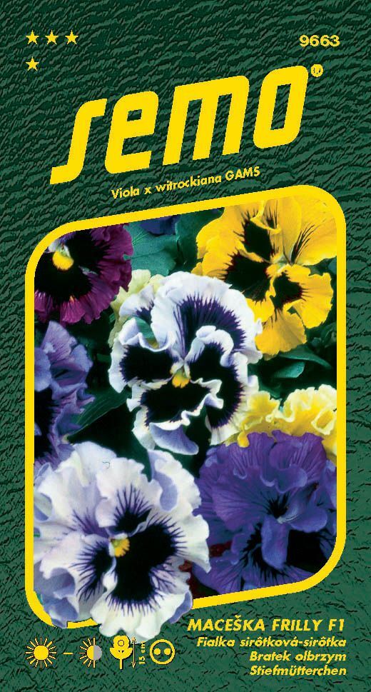 Semo Seed Garden Stiefmütterchen - Frilly F1 (Frilled F1) 0,15g