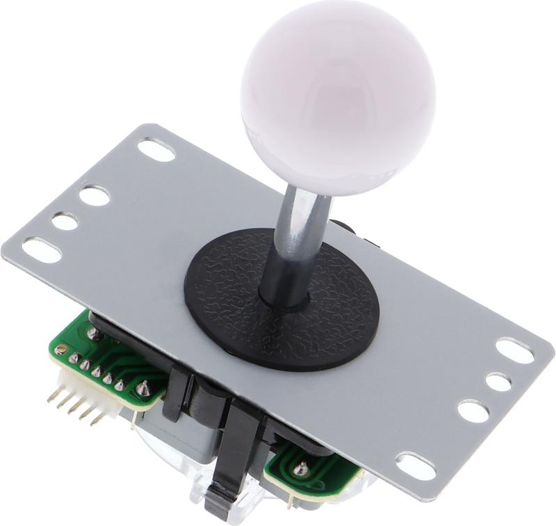 Funduino Arcade Joystick, 5 Pins - diverse Farben Farbe: Weiß Arcade Joystick, 5 Pins - diverse Farben : Weiß