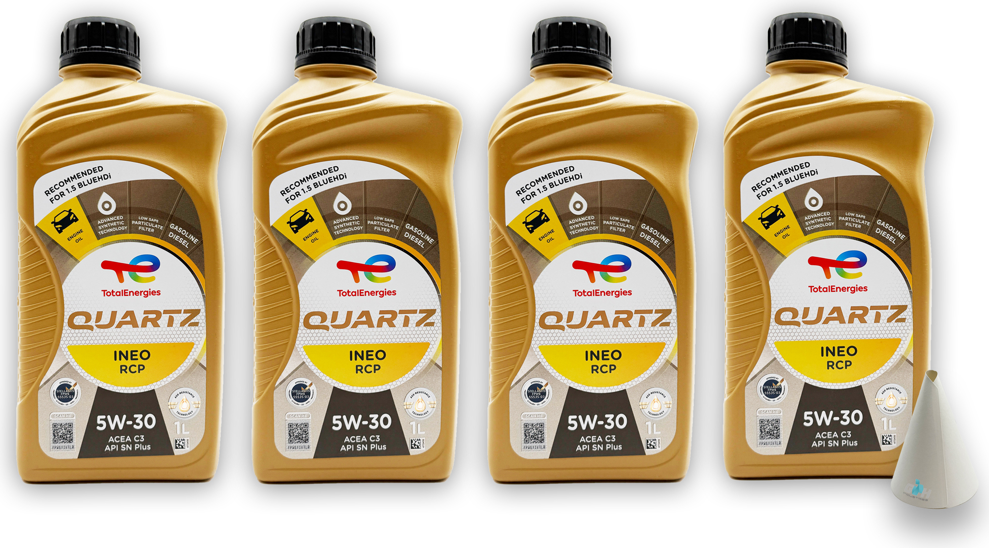 SGplusMH Total Quartz Ineo RCP | 5W-30 | 4 L | Stellantis FPW9.55535/03 | PSA B71 2290 473419