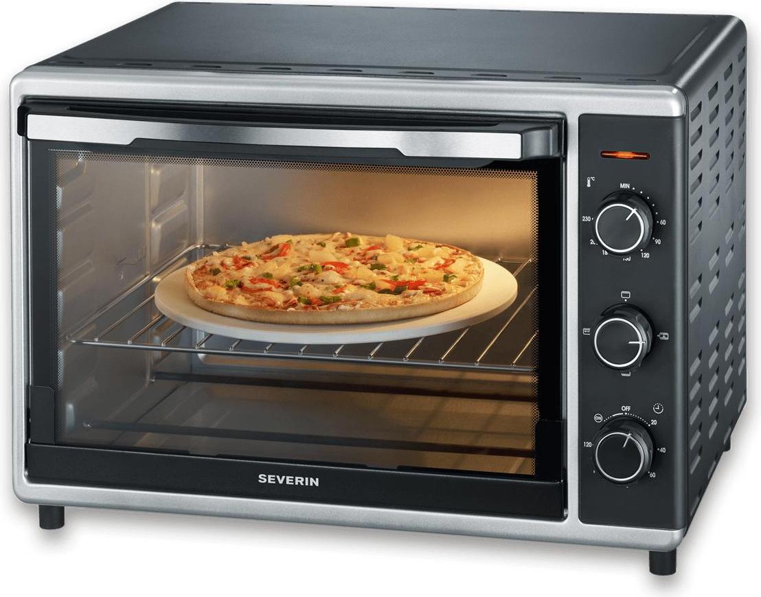 Severin Back- und Toastofen TO 2058 schwarz Backofen Mini Backofen Klein Mikrowelle Mit Backofen Mini Backofen Backofen Klein Toastofen 10002058000