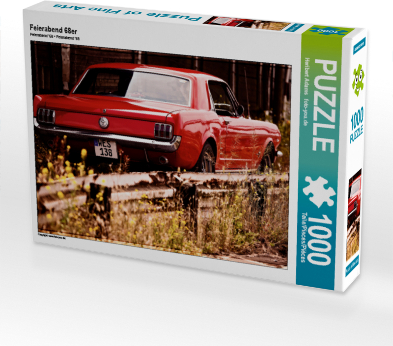 Calvendo Feierabend 68er 1000 Teile Puzzle quer 640x480mm, Adams foto-you.de Heribert; 7309470