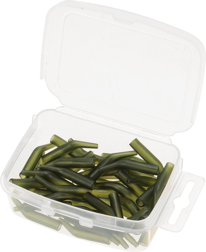 TOMSHOO 50Pcs / Lot Karpfen-Fischerei-Haken-Hš¹lsen-Haar-Ausgangslinie-Ausrichtungs-Hš¹lsen Weiche Anti-Gewirr-Fischereiger?t-Ausrichtungs-Karpfen-Fischen-Zus?tze