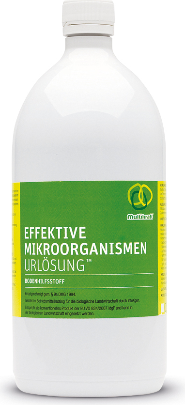 Multikraft Effektive Mikroorganismen Urlösung 1 Liter, Stammlösung mit ruhenden Mikroorganismen