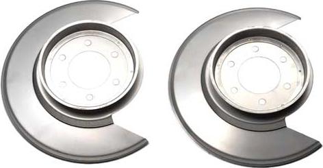 KENTROL Schutzbleche Bremse Bremsstaubblechset Edelstahl Blech Jeep CJ 76-78 30501