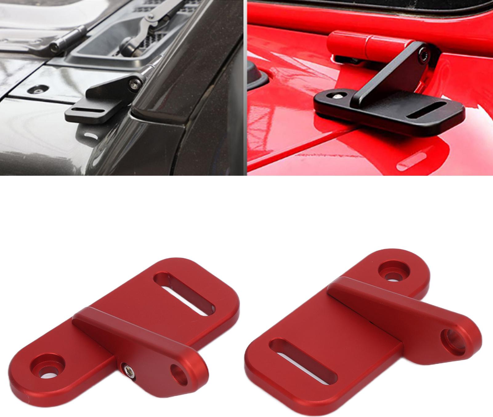Gistuch 2PCS A-Säulen-Montagehalterung Arbeitslichtleistenhalter Ersatz für Wrangler JL 2018-2020Rot