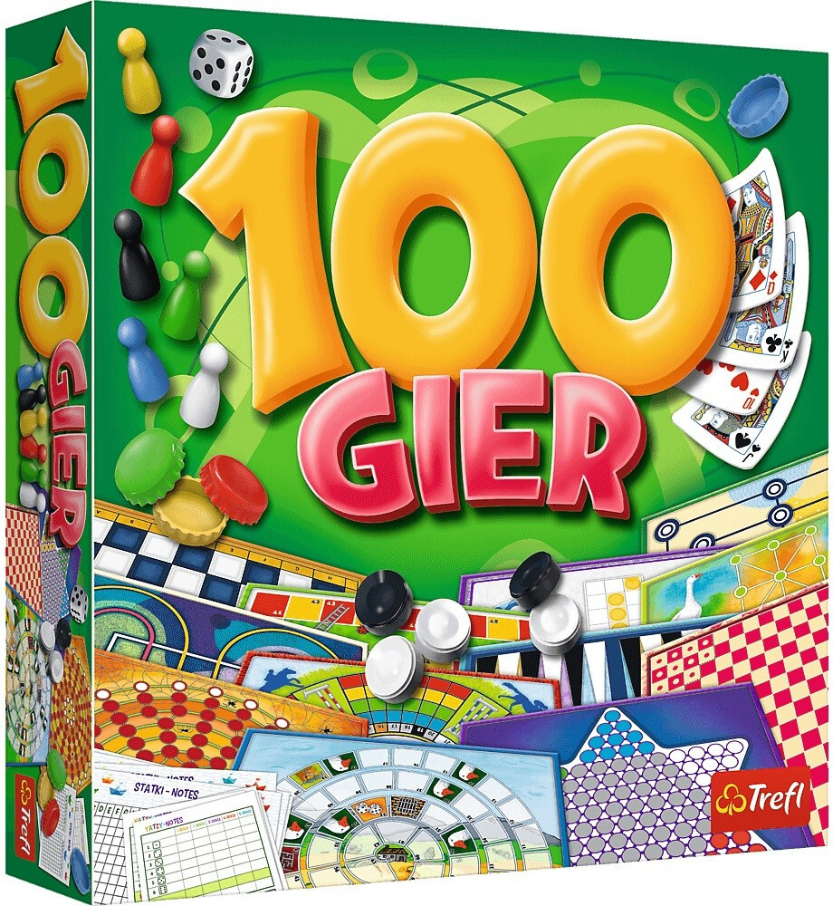 Satz Brettspiele 100 Trefl-Spiele neureno