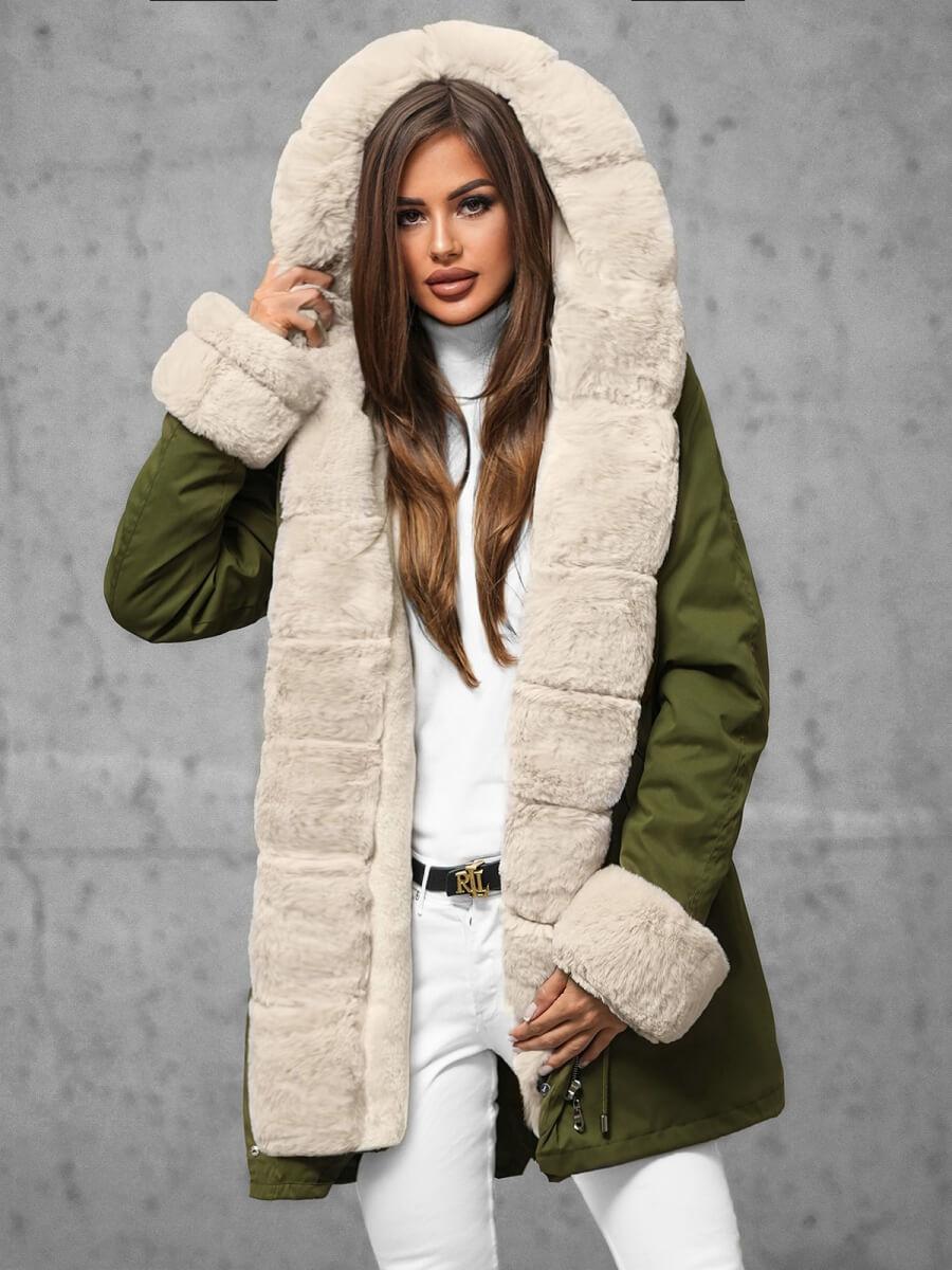 Damen Jacke Grün OZONEE JS/5M3187/136 XL