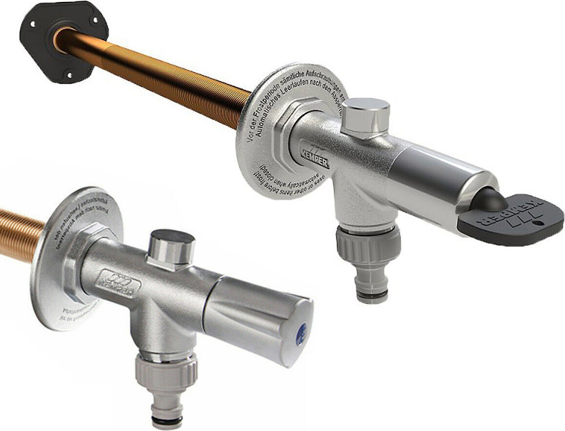 FROSTI® PLUS Frostsichere Außenarmatur Frosti-Plus KEMPER, DN15 BI. f. Wandstärken 150-415mm 3070025
