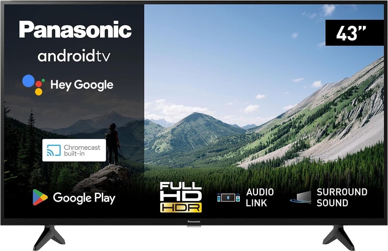 Panasonic TX-43MSW504 - LED Fernseher - schwarz