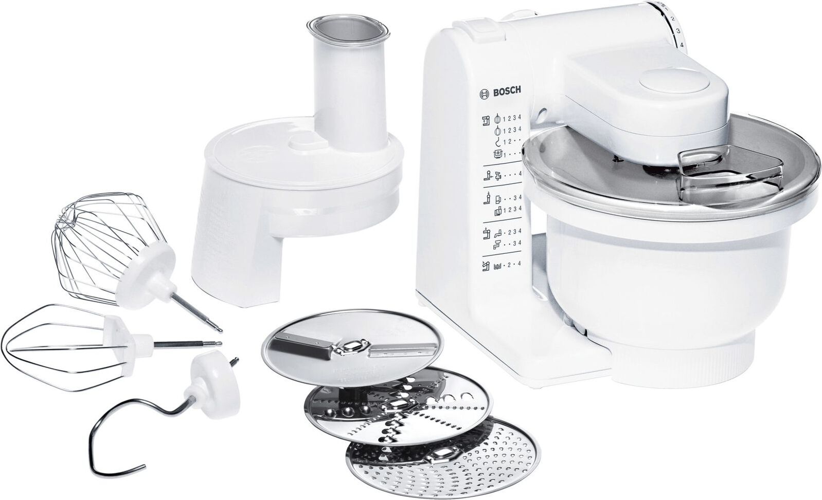 Bosch MUM4426 Profimixx 44 - Kuchynský robot - biely