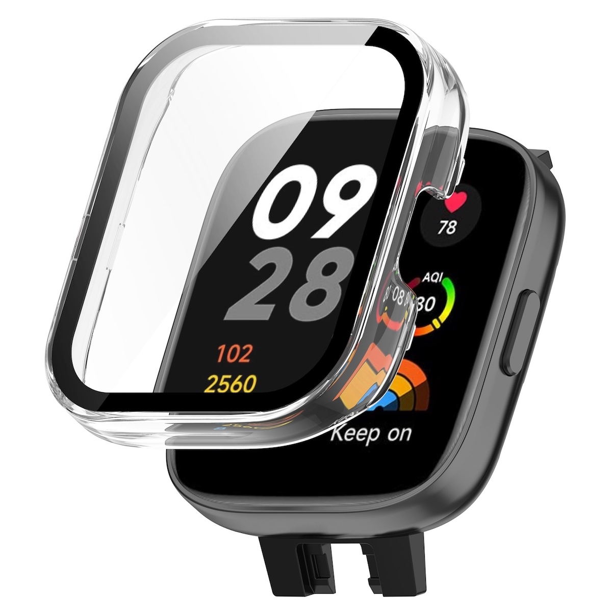 Full TPU Watch Transp pre Xiaomi Redmi Watch 3 kryt prípady ochranné puzdro