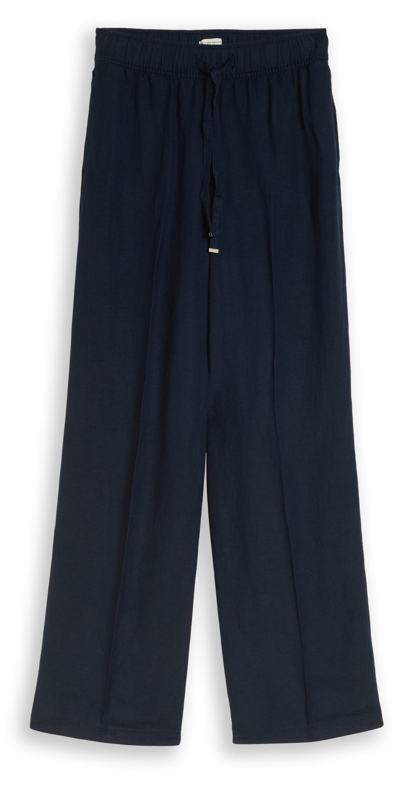 Tom Tailor Loose Fit Hose mit Leinenanteil