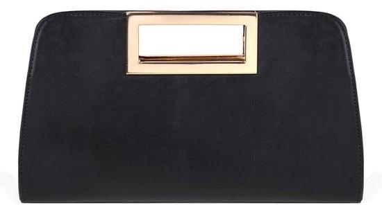 OEM Veganer Leder Crossbody-Tas in Schwarz 2026