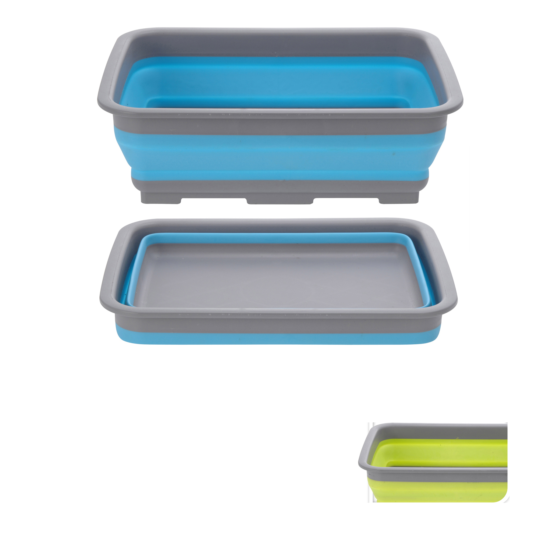 Faltbare Silikon Schüssel Waschschüssel Campingschüssel Faltbar Foodbehälter 