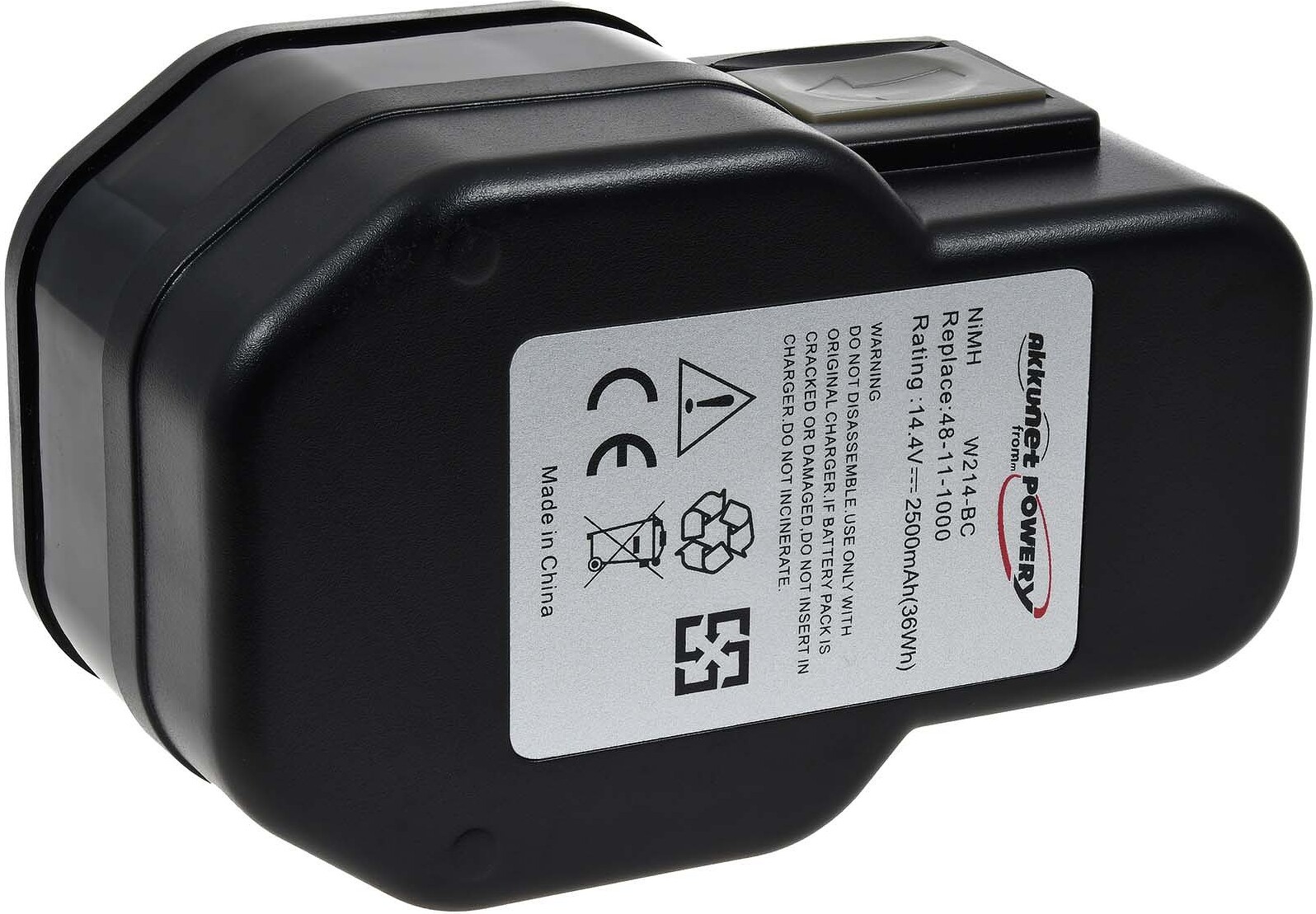 Powery Akku für AEG Kurvenschere PPS14.4PP G1.20.AEG.6.10E