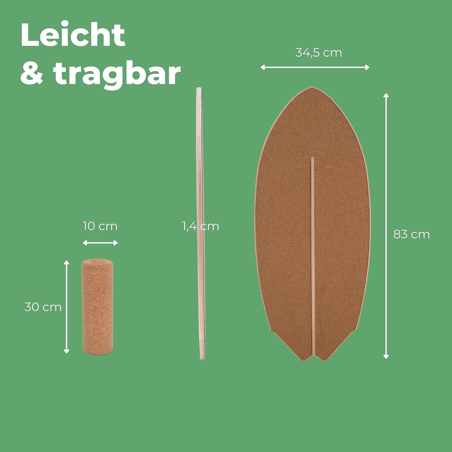 CAWI Balance board | Balance board kinder | Waveboard | Balance-board | Balance board erwachsene | Surfboard | EU
