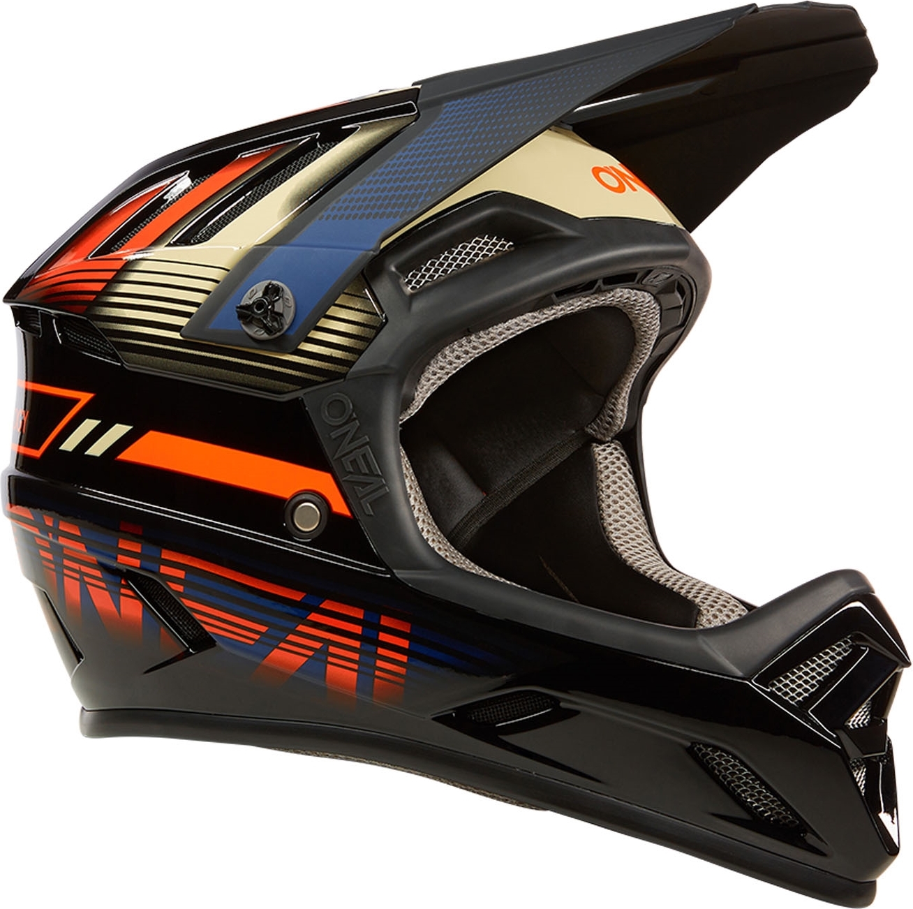 O'NEAL Fullface Helm Backflip Eclipse , Orange Blau, L 0500-36E