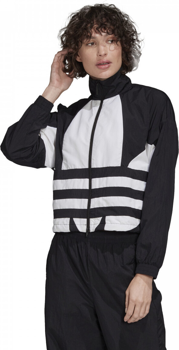 Damen-Sweatshirt adidas LRG LOGO TT 38 Schwarz / Weiß FM2622