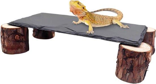 OEM Reptilienhäuschen mit Holzstapeln und Grotten aus Leistenstein 2026