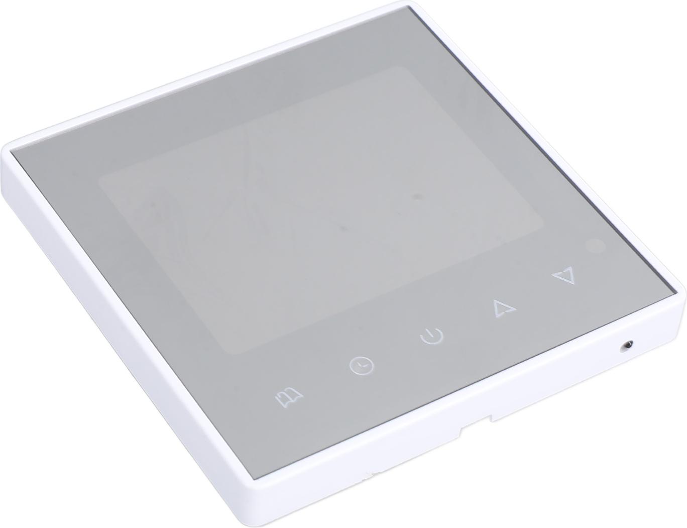 Cocosity Smart Thermostat Digital LCD Bildschirm Speicherfunktion 5 bis 45 Grad Celsius 3A Laststrom Temperaturregler Weiß