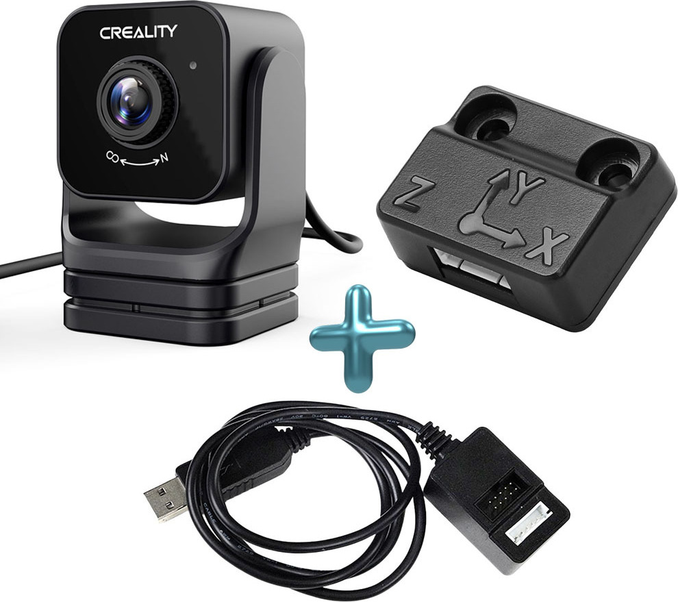 CREALITY 3D Creality ADXL345 Vibration Kompensation Sensor für Creality Sonic Pad+Creality Nebula-Kamera+Creality Sonic Pad Serielles Kabel 3D-Drucker NC01
