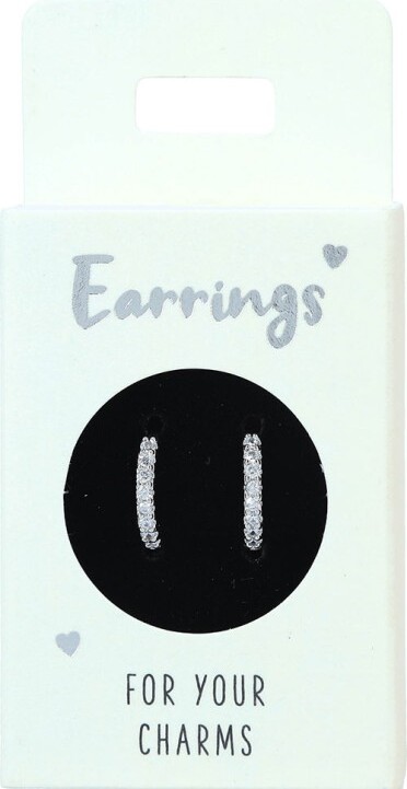 Depesche Ohrringe silber rund weiß - Kinder Schmuck Geschenk depesche-11833-12