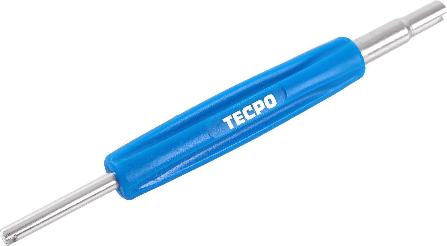 TECPO Ventildreher 2-seitig Ventileinsätze Reifenventilentferner Reifenventil Fahrradventil Ventileindreher Ventilausdreher Reparatur Werkzeug