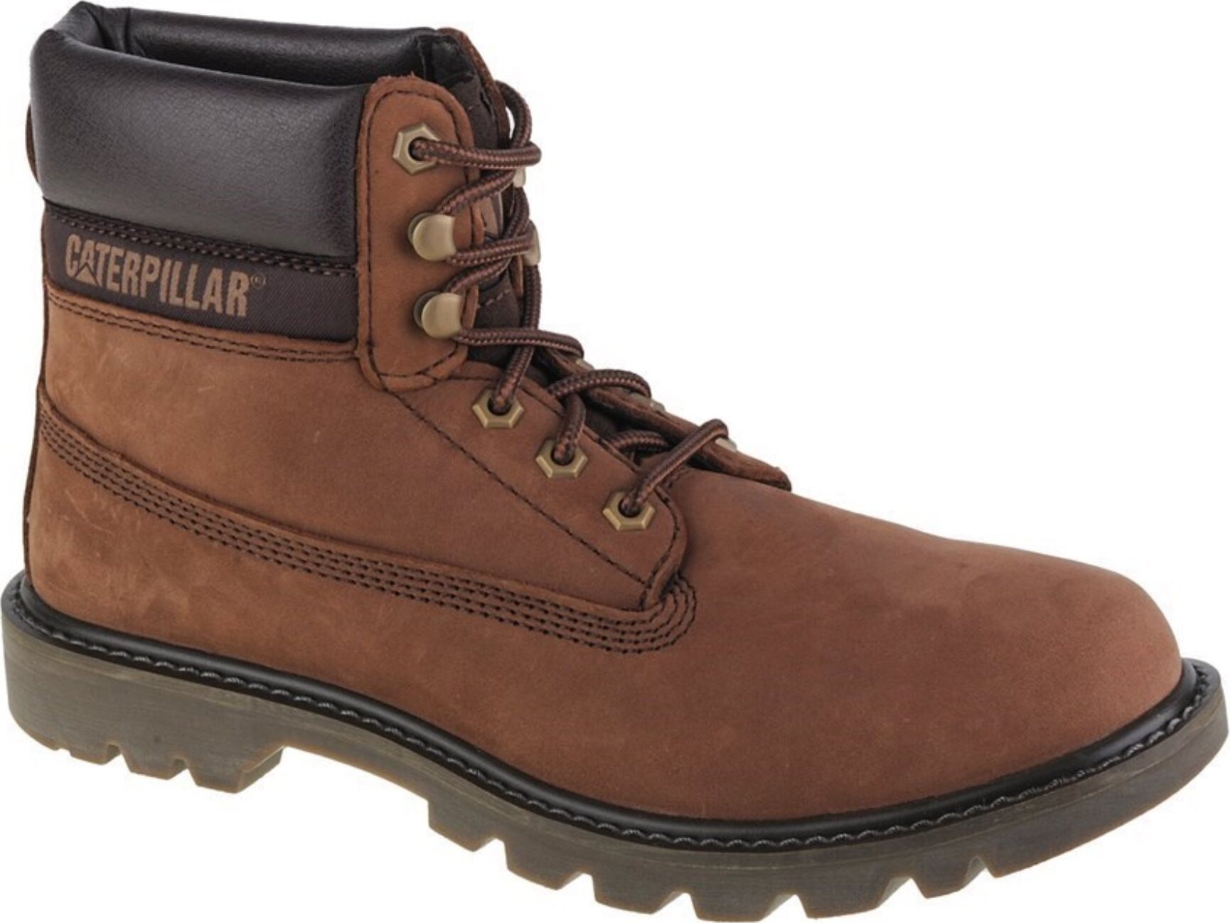 Buty Cat Lyric Boots CAT Women's Leather Hiker Boots In Leopard