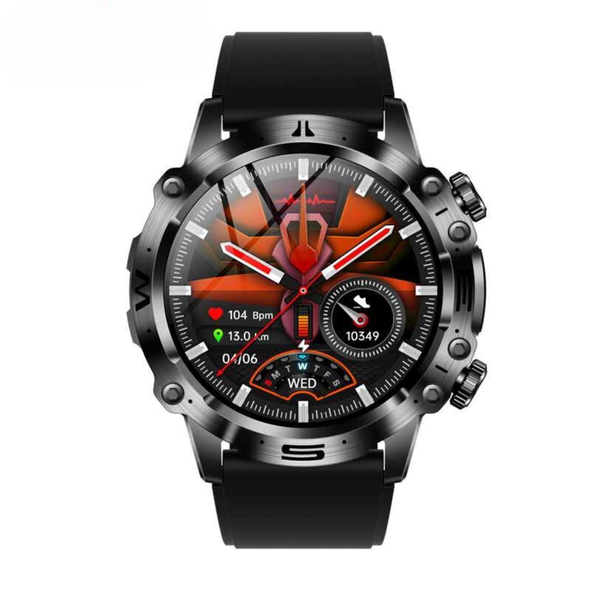 Manike ET482 Smartwatch s EKG a PPG, meraním tepu, sledovaním spánku, fitness hodinkami s krokomerom, Bluetooth, vodotesné pre Android a iOS