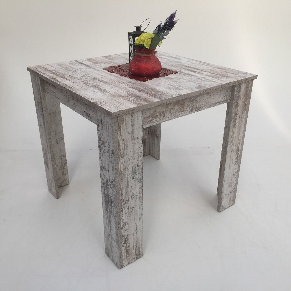 Möbel SD Esstisch Susi Canyon White Pine 80 x 80 0907