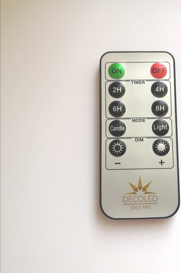 Fernbedienung für LED-Kerzen DECOLED MARM01