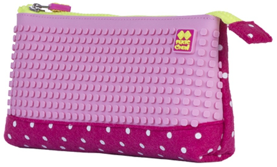 Pixie Crew beutel mit Silikonseite und Pixeln 20 cm rosa PXA-02-G17