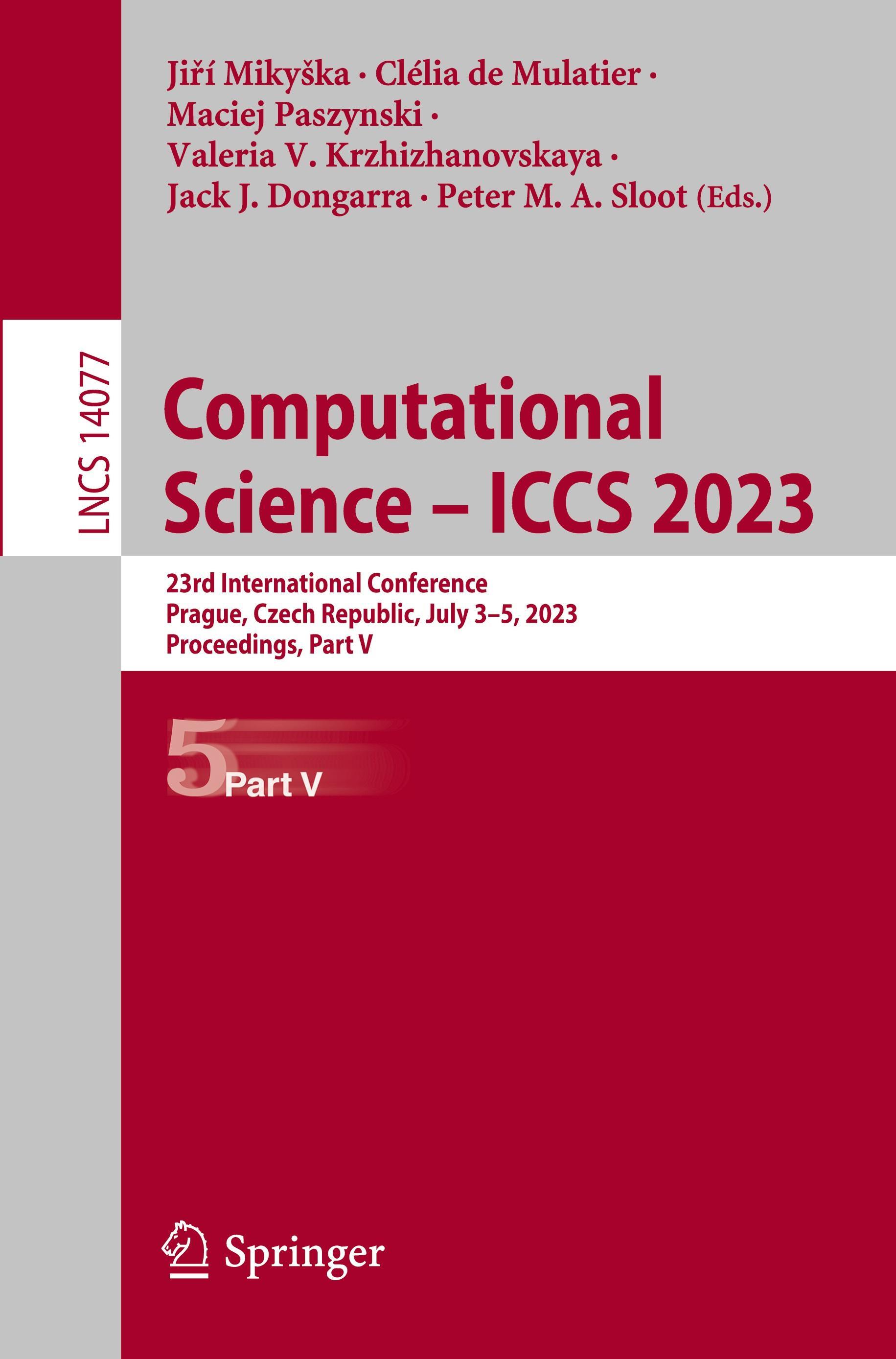 Sonstige Verlage Computational Science - ICCS 2023