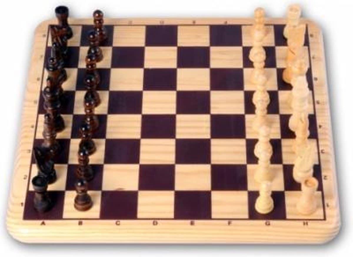 Longfield Games - Schachspiel Longfield Games Wood 30x30cm | 1 Stück TE150235