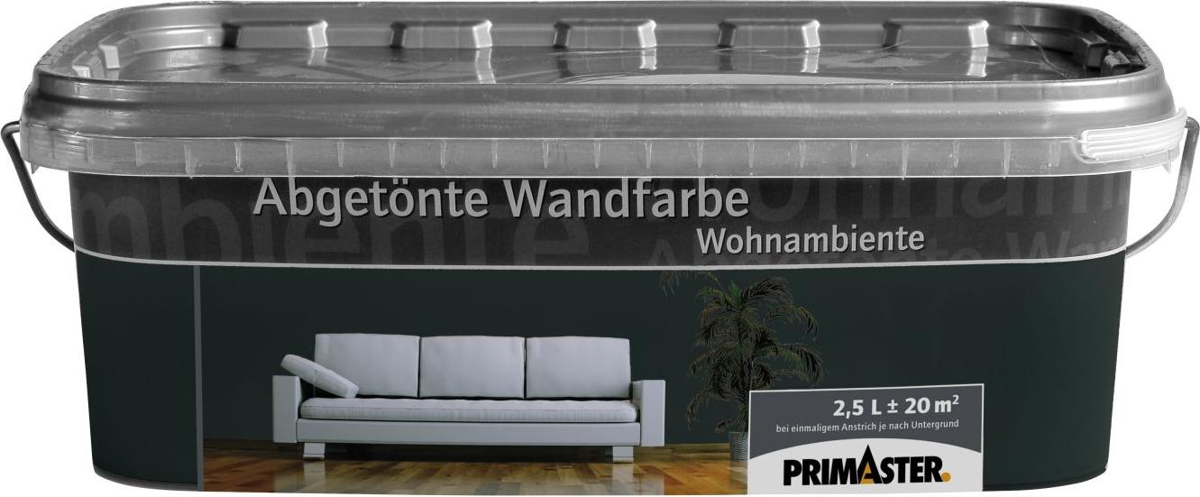 Primaster Wandfarbe Wohnambiente 2,5L anthrazitgrau 0765054171