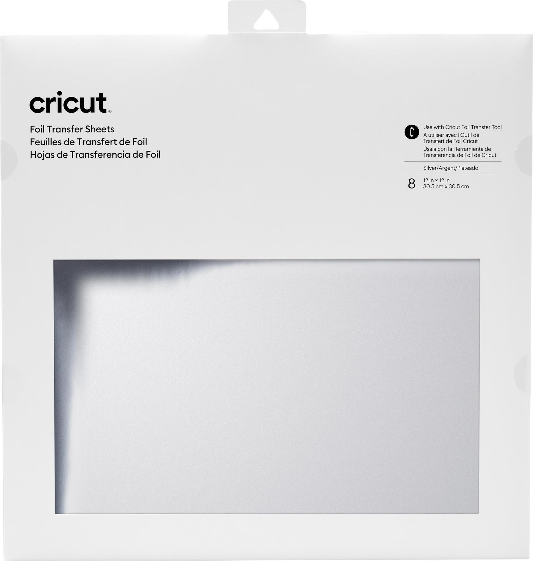 Cricut Foil Transfer Sheets, Cricut Maker & Cricut Explore machines, 300 mm, 300 mm, 8 Blätter 2008719