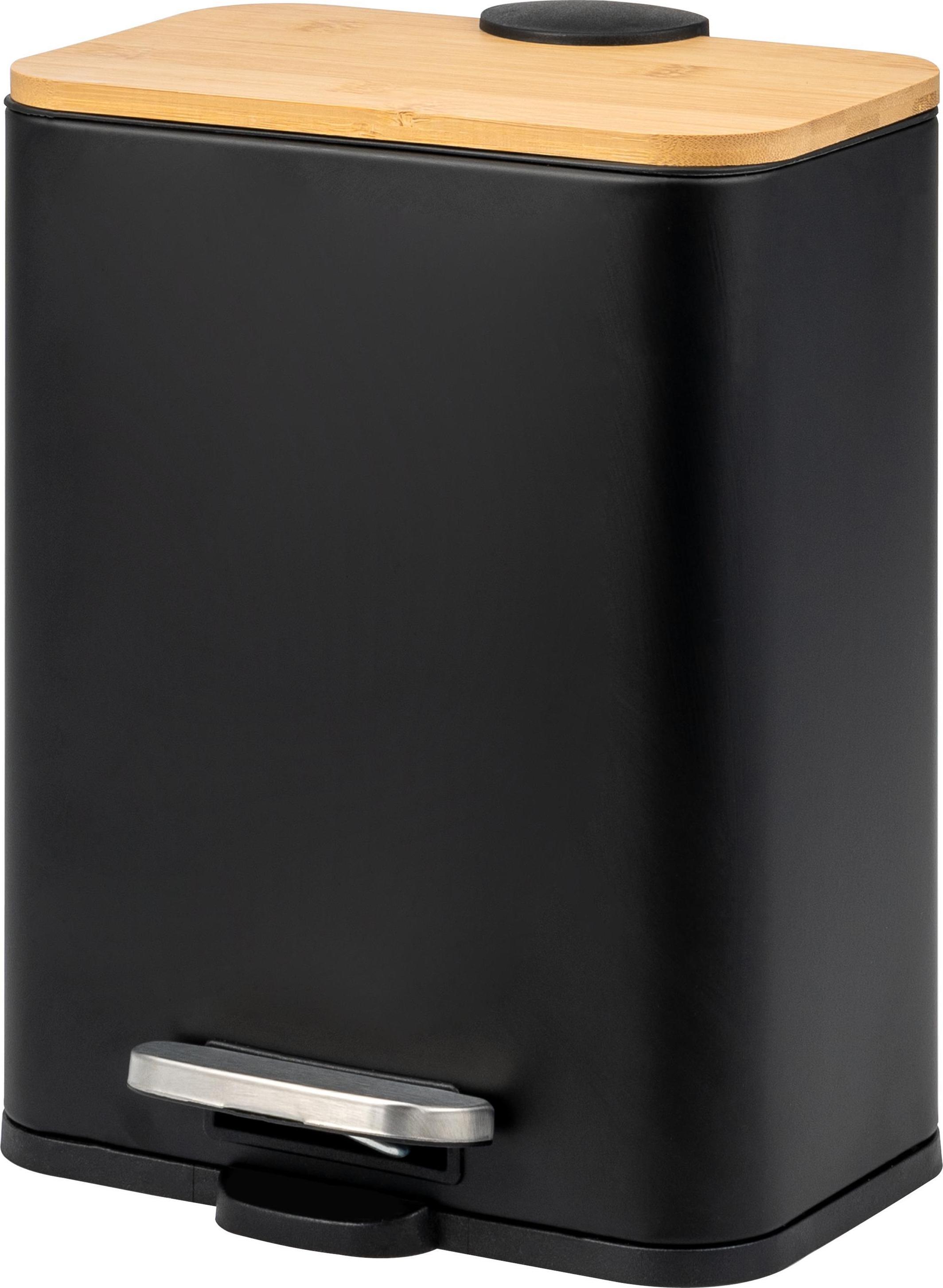 Cestino Aperto Bremermann 10L In Acciaio Inox - Sottile Per Ufficio E Cucina - 4