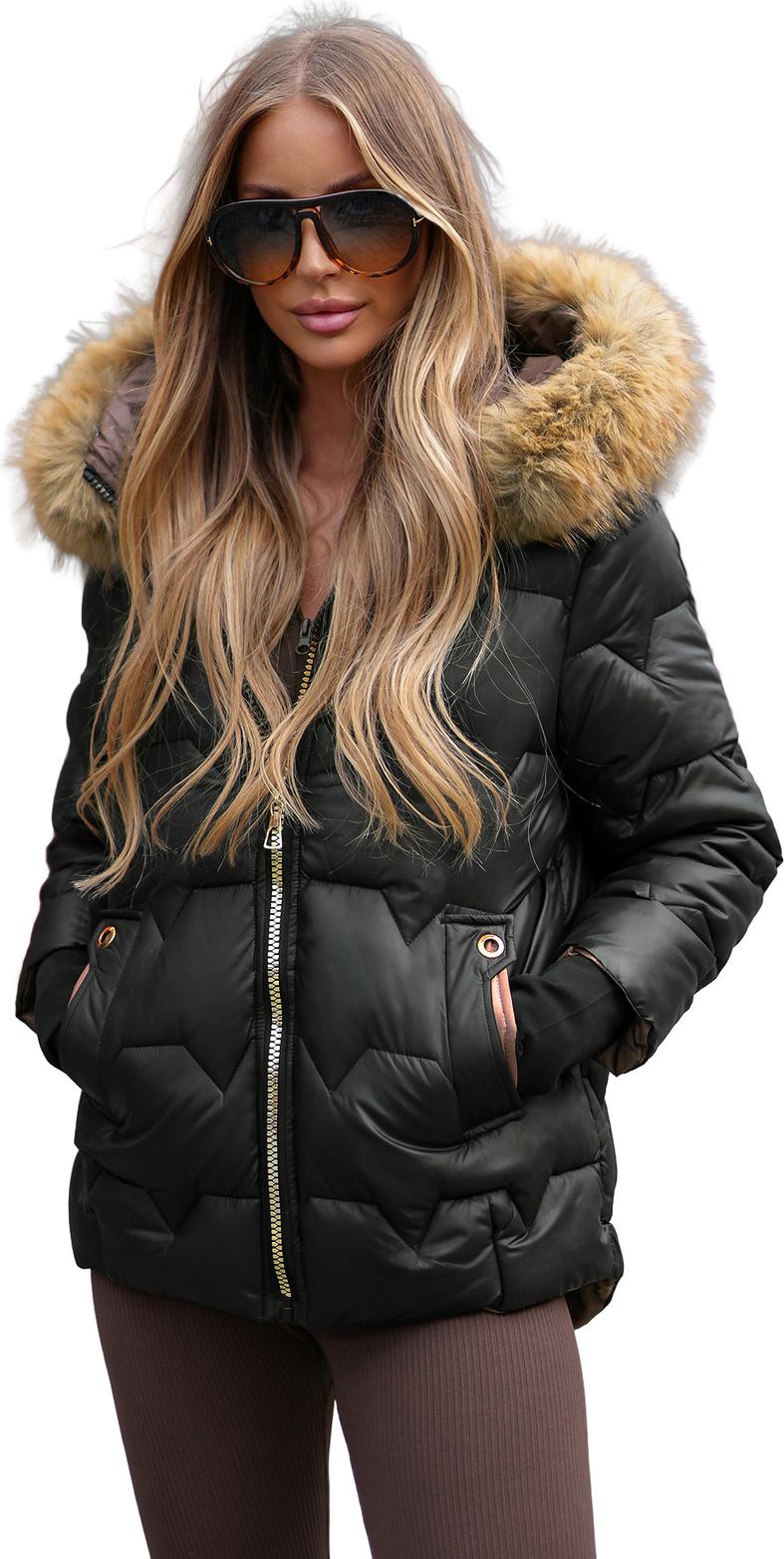 Damen Jacke Schwarz OZONEE JS/5M3337/392 M