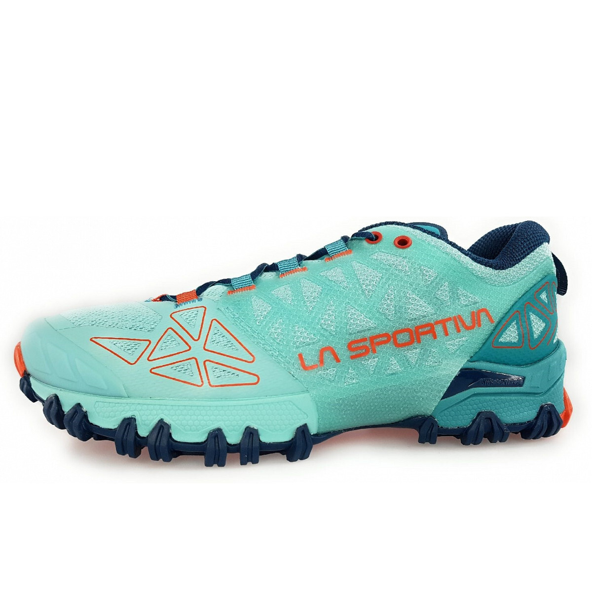 La Sportiva Bushido II Woman Veľkosť: 39.5 EU / Barva: Lagoon/Cherry Tomato