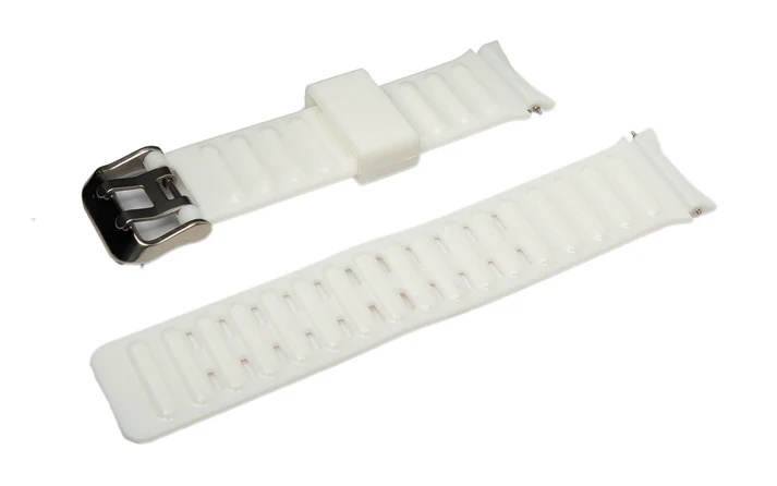 SYSTEM-S 20 mm remienok z TPU pre inteligentné hodinky Samsung Galaxy Watch 5 4 v bielej farbe