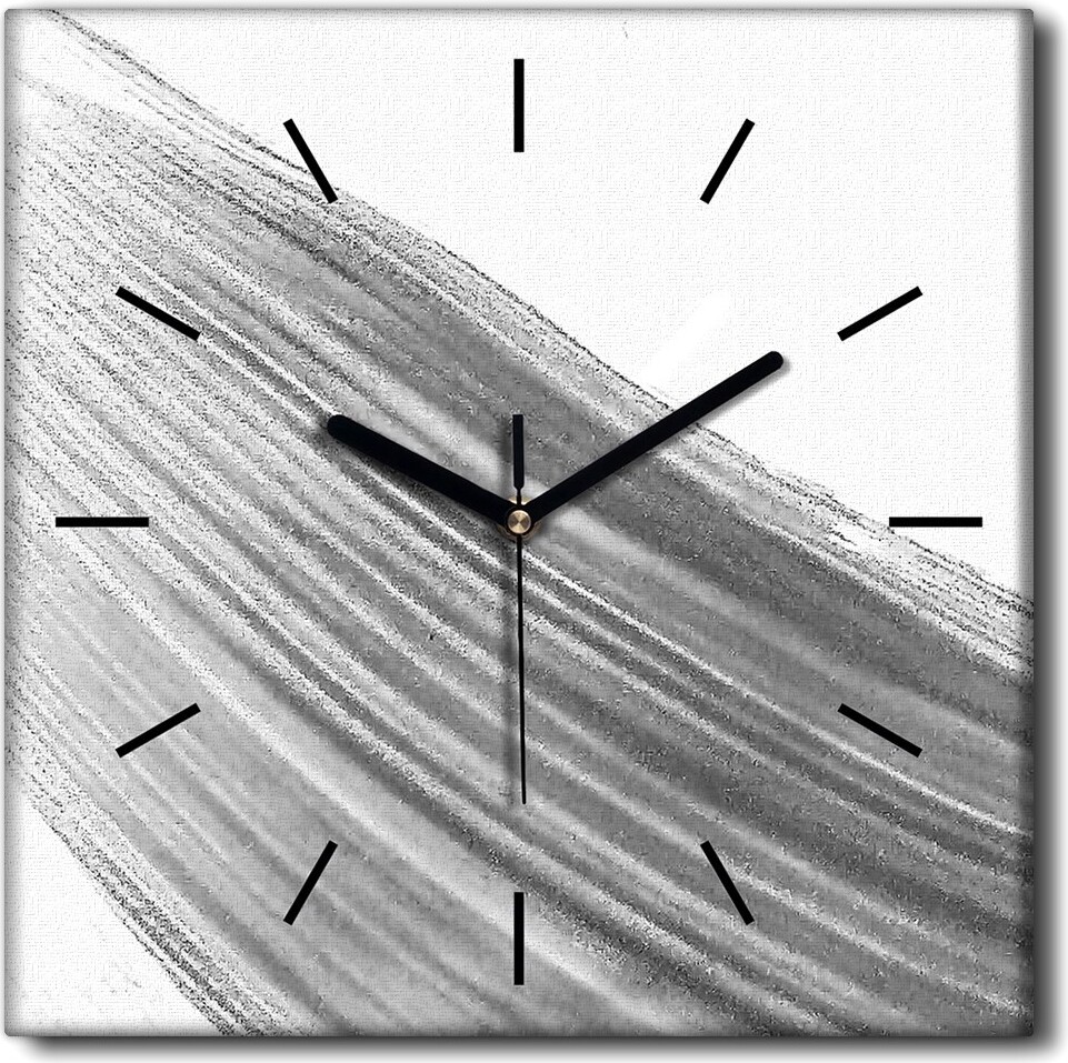 Coloray Uhr auf Leinwand 30x30 cm Wand Uhr Dekoration Wohnzimmer Segeltuch schwarze Hände -Kunst-Kunstgraffiti. zck-30x30-1519407380-c