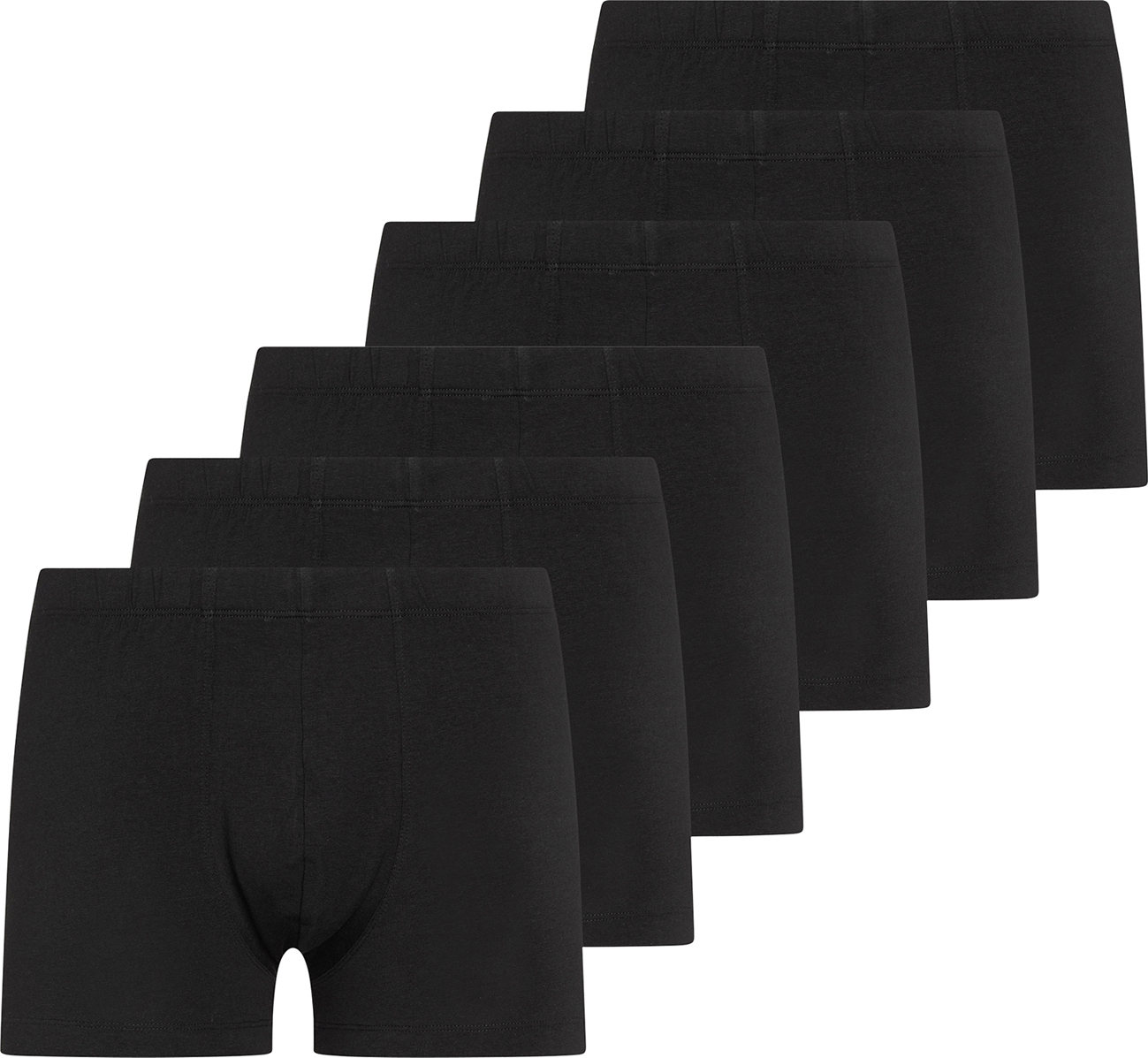 Schiesser Boxershorts voor jongens, 2 stuks, zachte boorden, 95/5 biologisch katoen, maat 140 tot 176, 4 x wit., 176