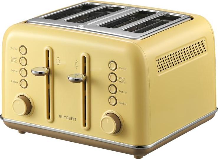 Canyon BUYDEEM 4-Scheiben-Toaster, Modell DT640E, Farbe softgelb, EU DT640E-MY/EU