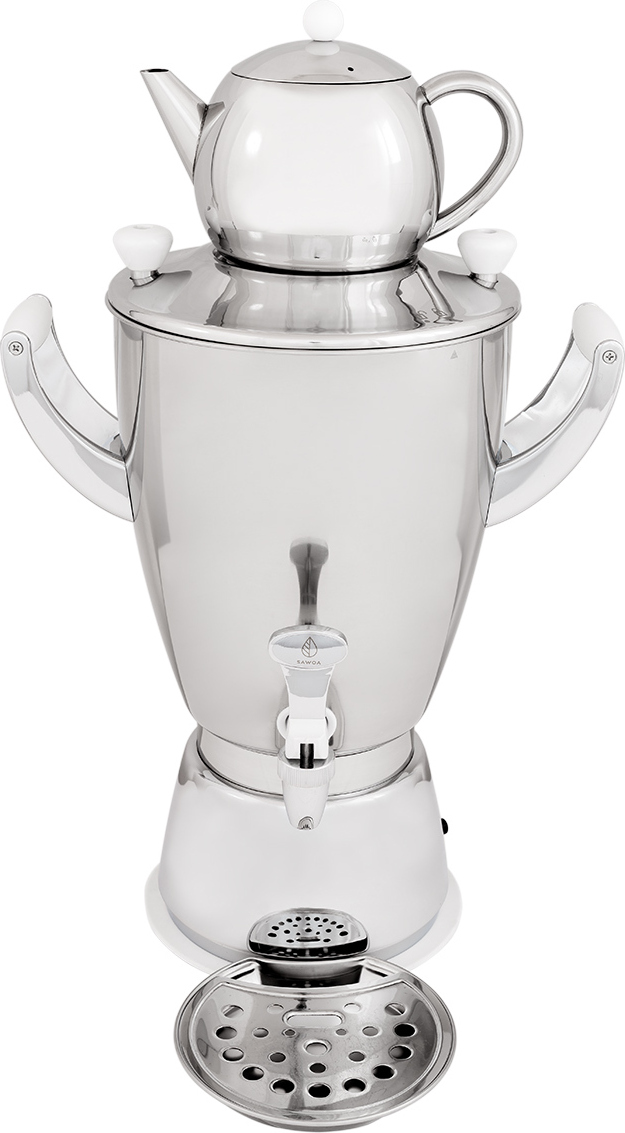 Prémiový samovar - SAMORAI 1 strieborný - Čajová kanvica