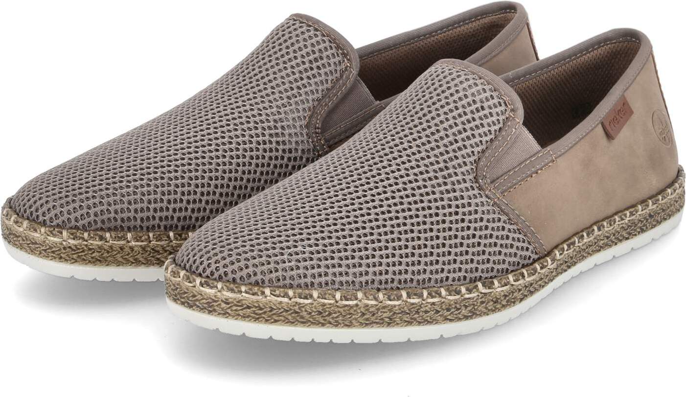 Rieker Herren Slipper Taupe Mesh SynthetikGröße:46 B5265-65 46
