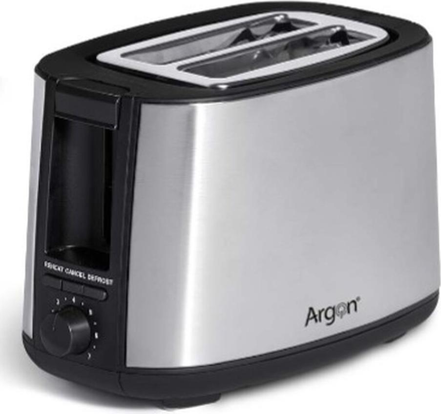 Toaster Argon Schwarz Grau 750 W